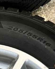 Alu kola 5x120 r16 205/55 4x pneu Nexen Zimní - 8