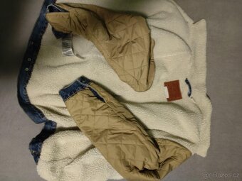 RIFLOVÁ BUNDA LEVI'S KOŽÍŠEK XXL - 8