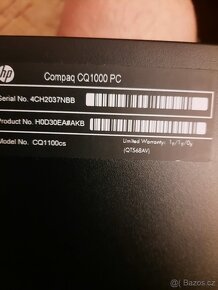 Prodám stolní PC HP Compaq - 8