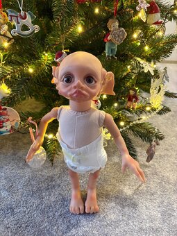 Reborn panenka-vánoční skřítek. - 8