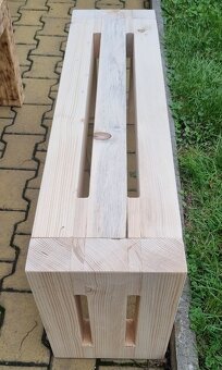 Masivní smrková lavička - 8