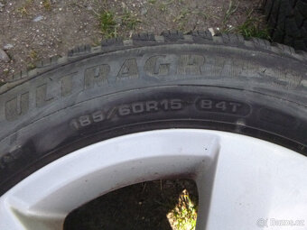 4x orig. alu škoda (5x100) pneu 185/60 r15 - 8