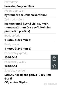 Kymco Agility S 125i CBS - najeto 200km - 8