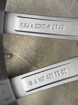 Mercedes r22 W167 AMG A167 9,5J Et45 11,5j Et47 - 8