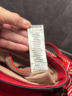 červená kabelka s šátečkem - 8