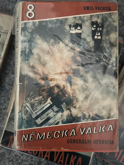 Německá válka 8 knih Emil Vachek - 8