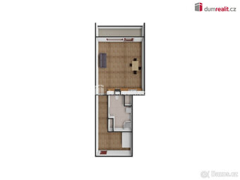 Světlý byt 1+kk (31 m2) + balkon (5 m2), 4.patro, novostavba - 8