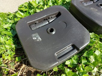 3x stojan na slunečník umělý ratan PVC - 8