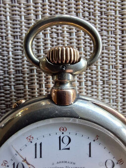 krásné kapesní hodinky ASSMANN GLASHÜTTE, originální, stříbr - 8