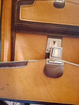 Aktovka,kožená,pánská retro 1800kč - 8