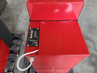 Prodám horkovzdušná kamna na pelety pro dílnu KNP 5 - 8