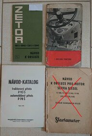 Návody k obsluze - Škoda 110, pluhy, kombajny apod., - 8