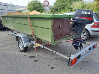 Prodám rybářskou loď včetně dvou motorů a vozíku - 8
