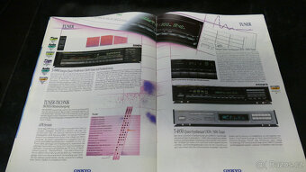 ONKYO DAT TUNER DECK CD ZESILOVAČ + KATALOG 92/93 TOP - 8