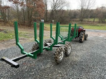 JAPONSKÝ MALOTRAKTOR MITSUBISHI MT21D +VYVÁŽEČKA - 8