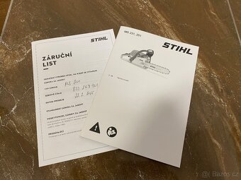 Zánovní Stihl MS 231 - 8