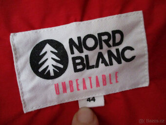 Dámská červená nepromokavá bunda Nordblanc 44 XXL - 8