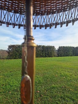 mosazná stojanová lampa - funkční - 8