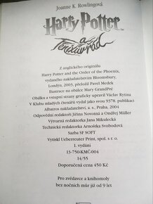 Harry Potter první vydání - tři knihy - 8