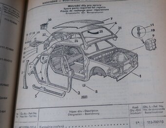 ŠKODA 120 GLS, 120 LS, ŠKODA 105 L - KATALOG DÍLŮ 1977-78, 3 - 8