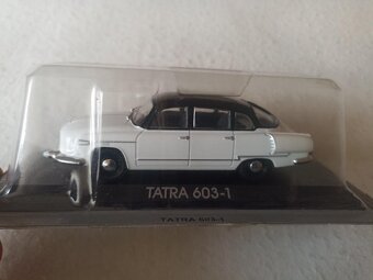 Model TATRA 603- Černá a TATRA 603-1-Bílá a Škoda 1200 - 8
