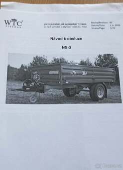 Návěs WTC písečná - big 3 - sklápěč - 8