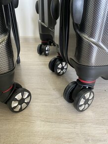 Nové perleťové šedé cestovní kufry - doporučuji - 8