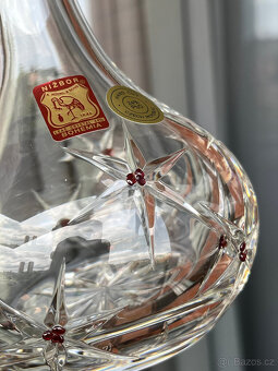 Ruckl Křišťálová zdobená karafa 350ml, Nižbor - 8