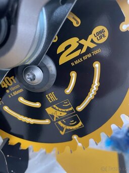 Aku pokosová pila DEWALT DCS365N 184mm - 8