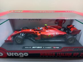 6x F1 FERRARI LECLERC A VETTEL BURAGO 1:18 - 8