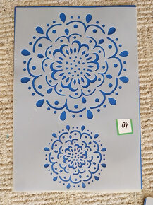 Malování na textil- ŠABLONY 1 - 8