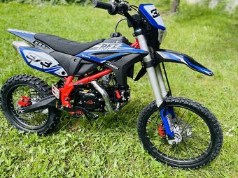 Pitbike Leramotors Thunder 140ccm, 19/16, modrá - 8