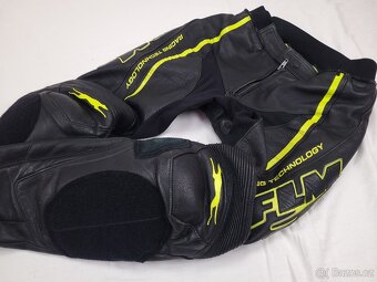 FLM Greyhound Neon pánska kožená moto kombinéza L 52 - 8