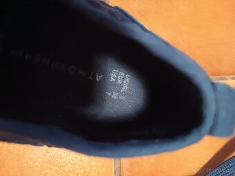 Tenisky, kecky krajkové modré dívčí 38 - 8