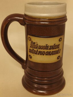 Korbel , půllitr - keramika - 8