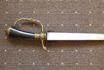 Starožitný lovecký / myslivecký tesák - 8