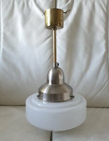 Retro lustr s bílým stínítkem - 8