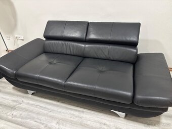 Luxusní sedací souprava  kůže 3+2+1 - 8