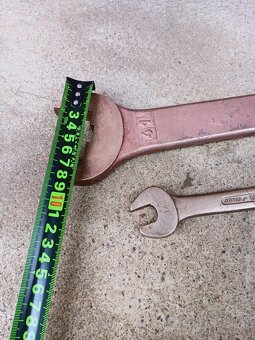 Ploché klíče 36 x 41 bronz - 8