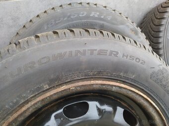 4 x Zimní pneu na ráfcích na Škoda, Vw, Seat 185/60 R14 82T - 8