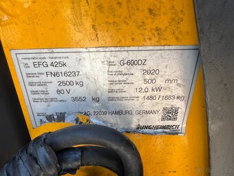 Jungheinrich EFG 425 Akumulátorový vysokozdvižný vozík TOP - 8