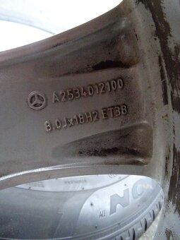 Alu disky origo Mercedes GLC 18", 5x112,ET 38, zimní sada - 8