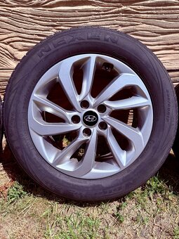 Originální alu kola Hyundai Tucson + letní pneu Nexen - 8