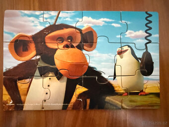 Dřevěné puzzle Madagaskar DreamWorks - 8