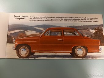 Škoda Felicia a Octavia - dobový prospekt v němčině - 8