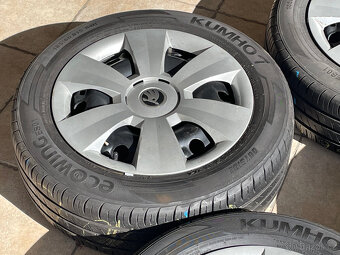 Letní sada 5x100 Škoda Fabia 185/60 R15 Kumho Ecowing - 8