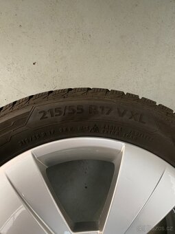 Zimní sada originál Škoda Alu kol R17 - 8