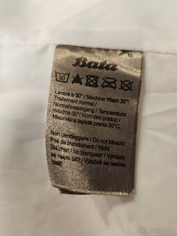 Bílá kožená bunda , zn. BATA, vel. XL. - 8