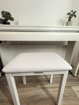 Kawai CN201 Premium Satin White + židle - 8