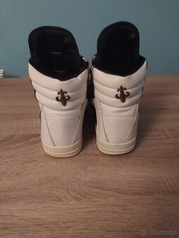 Pánské, stylové high top boty s nýty - Velikost 44 - 8
